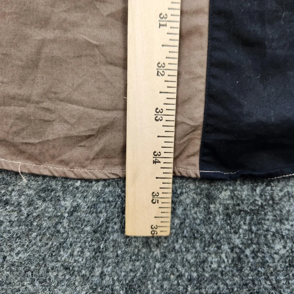 Cumberland Outfitters Shirt Mens Large Brown Colorblock Button Down Western - Picture 8 of 9